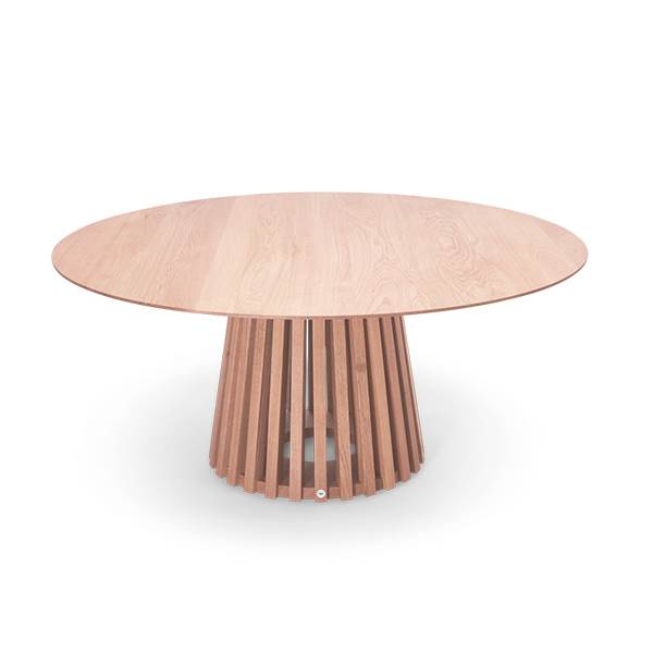Hvidt Rundt Spisebord fra Wood Zone – Elegant Design!