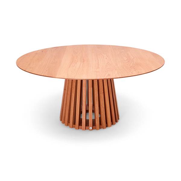 Elegant Rundt Egetræ Spisebord Ø120 cm – Fantastisk Tilbud!