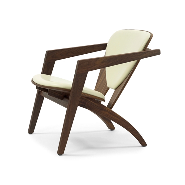 Wegner Butterfly GE460 Stol – Elegant Valnød & Læderdesign