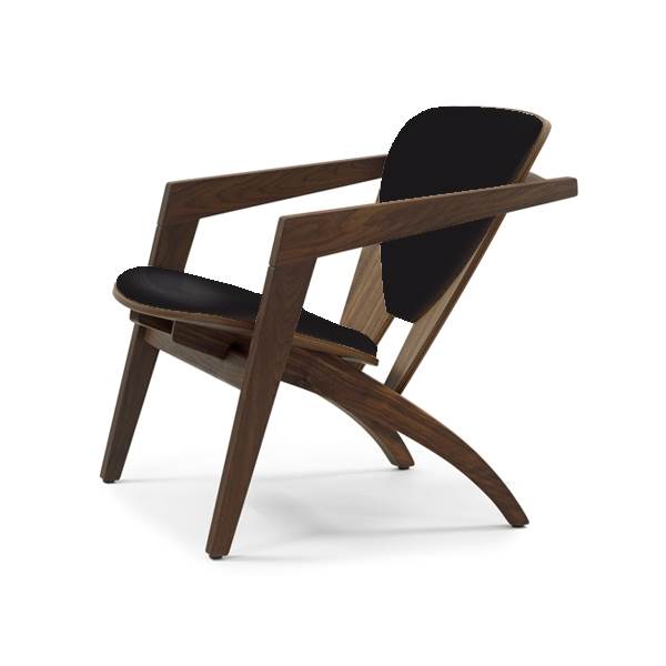 Wegner Butterfly GE460 Stol i Valnød og Læder – Elegant Design!