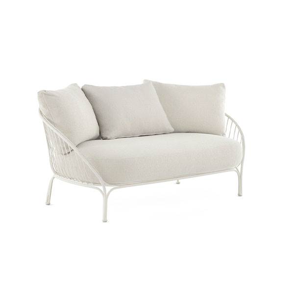 Kartell Hiray Sofa – Elegant Hvid til Indendørs og Uderum