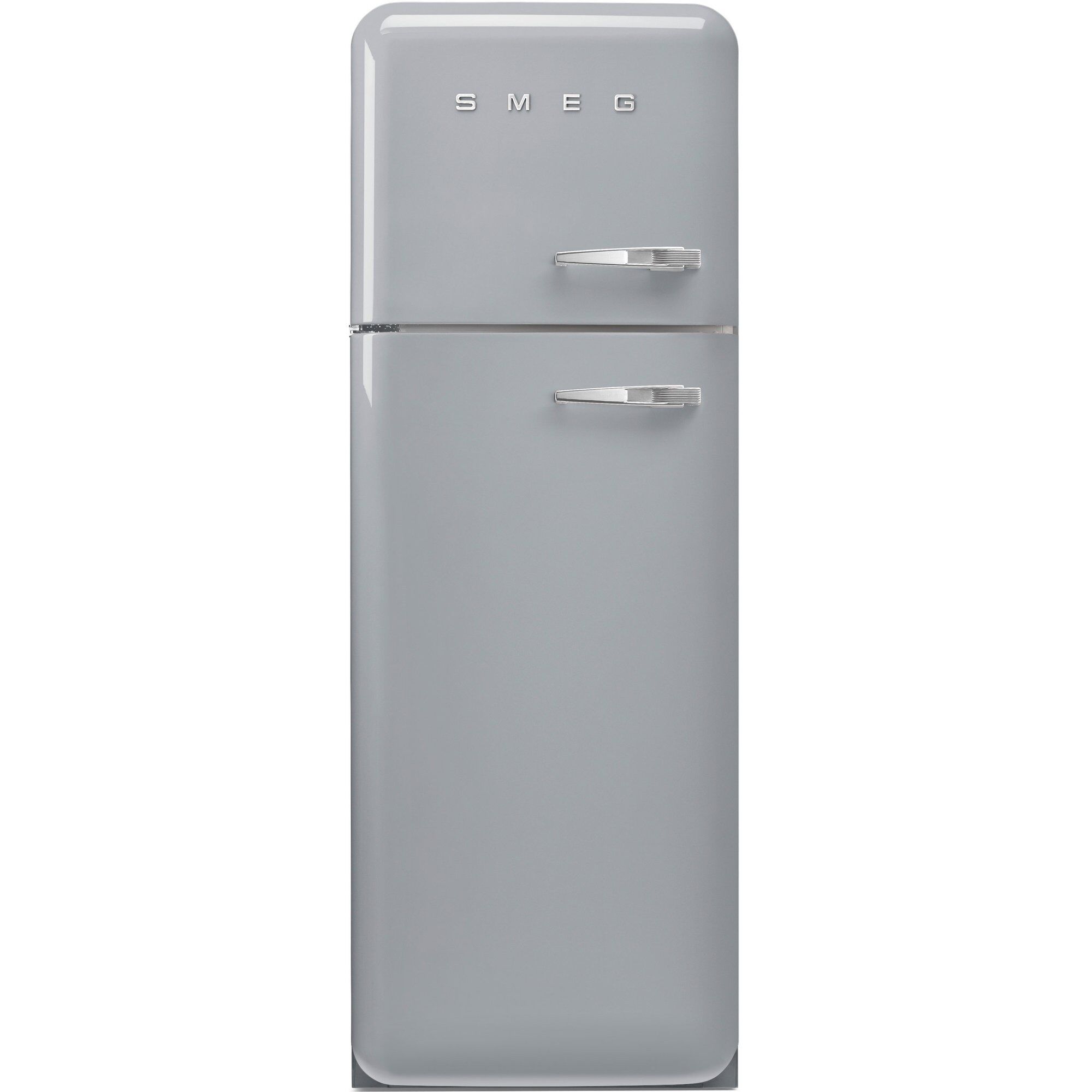 Smeg Fab30lsv6 Sølv Køleskab med Fryser - Venstrehængt Design