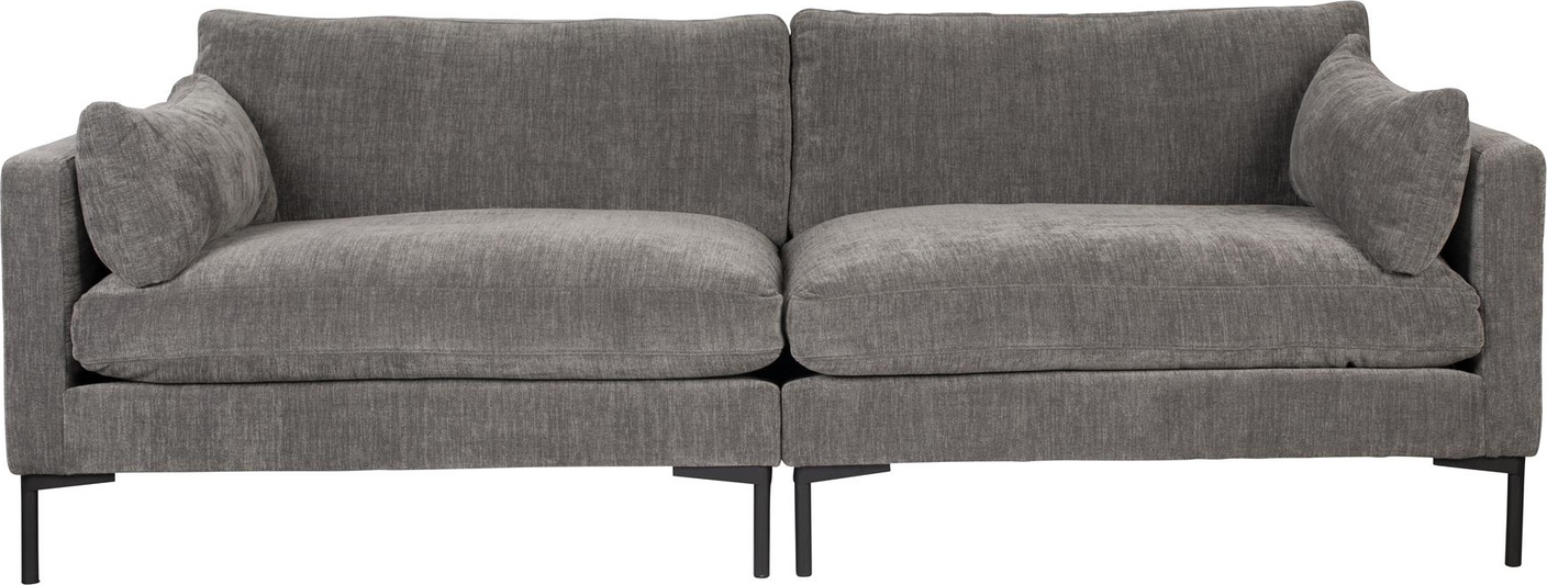 -personers Sofa Zuiver Summer Stof Mørkegrå 230x101x82