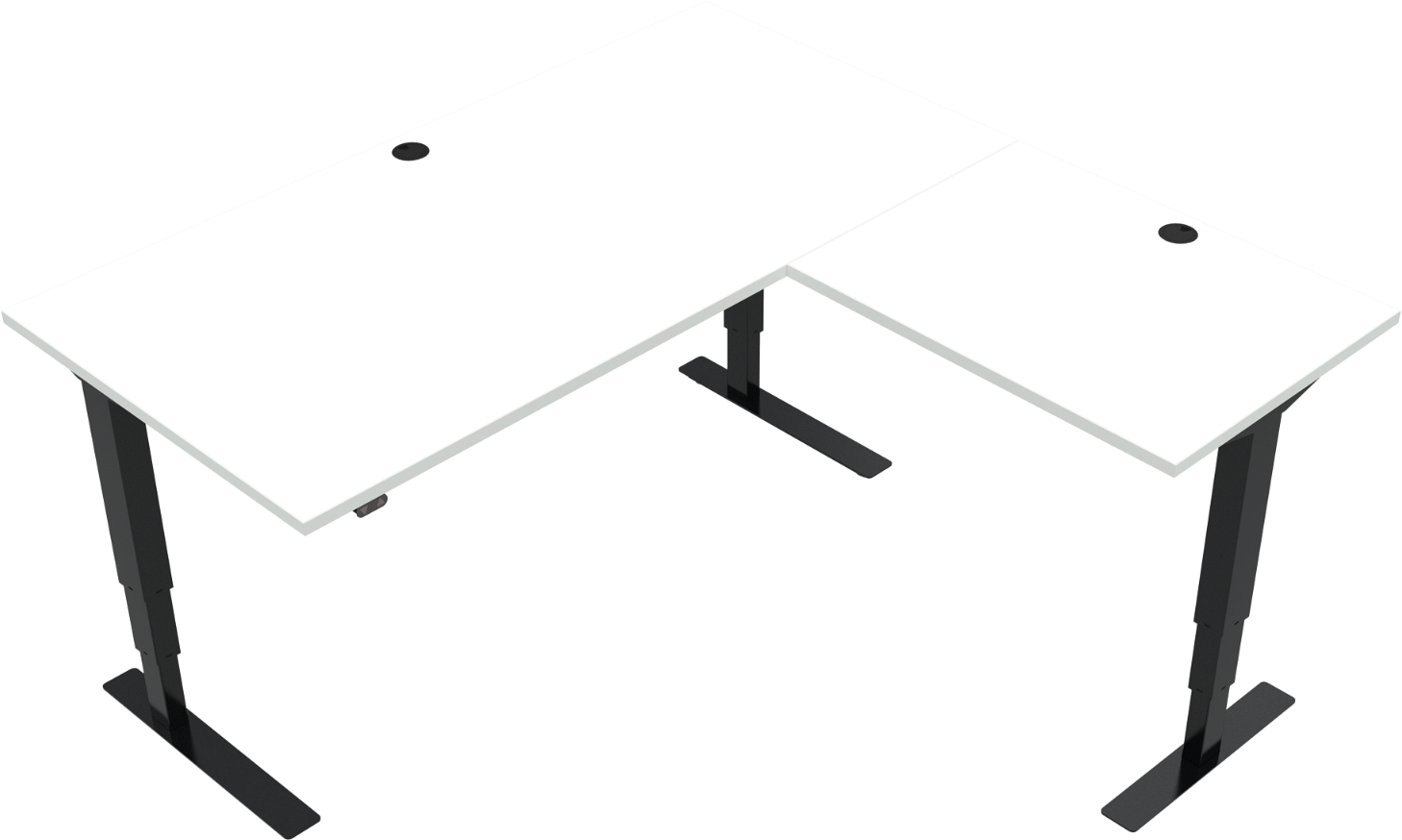 Elegant elektrisk hæve-/sænkebord til kontoret!