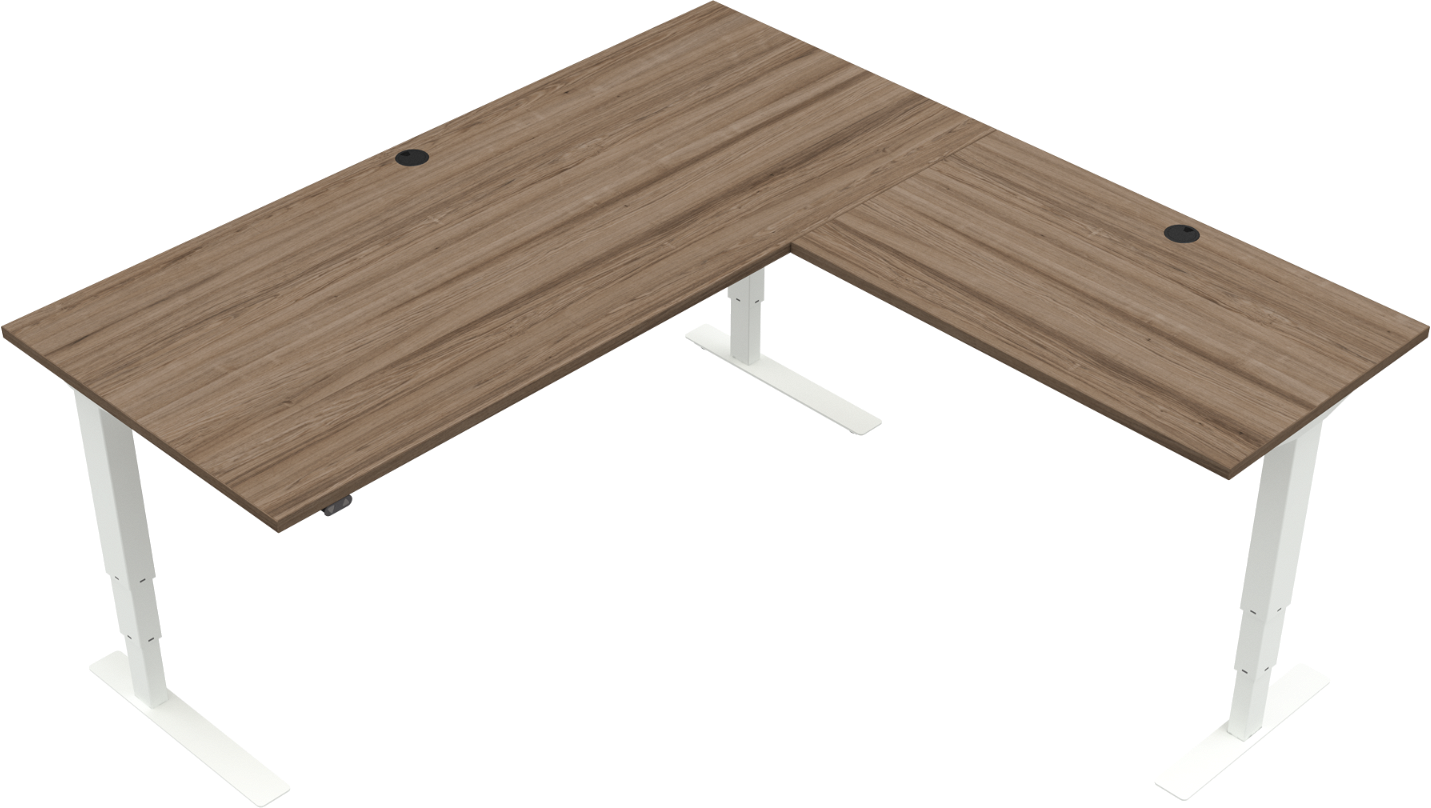 Hæve-Sænkebord Zennord VersaStand 180x180 – Black Friday Tilbud!