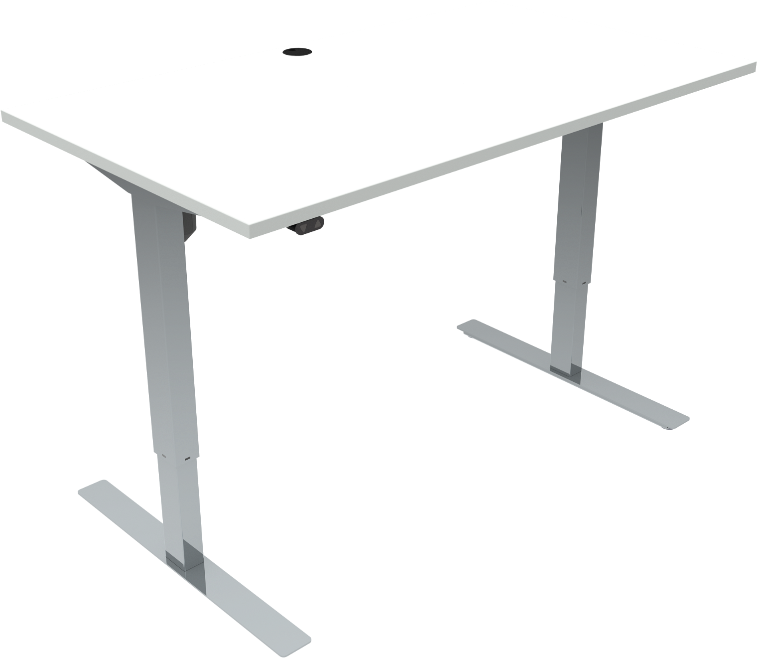 Hæve- og Sænkebord 140x80 cm – Zennord Updown Tilbud