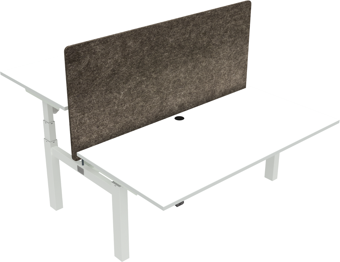 Hæve-Sænkebord Zennord Omnilift 501-88 – Hvid Elegance Tilbud