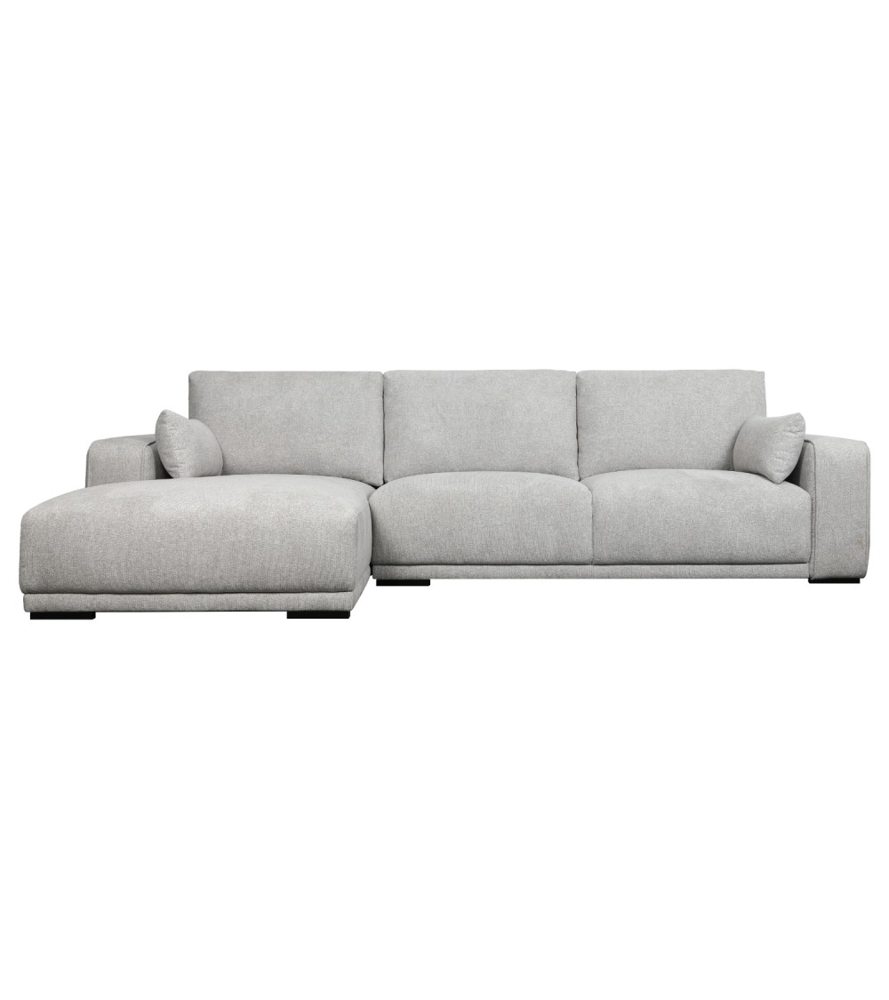Elegant California Sofa med Venstre Chaiselong i Grå