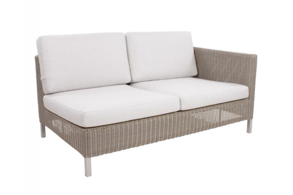 Cane-line Connect 2-Personers Sofa – Venstre Taupe Tilbud