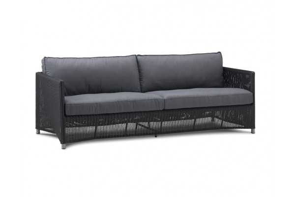 Cane-line Diamond 3-personers Sofa – Grafitgrå Tilbud!