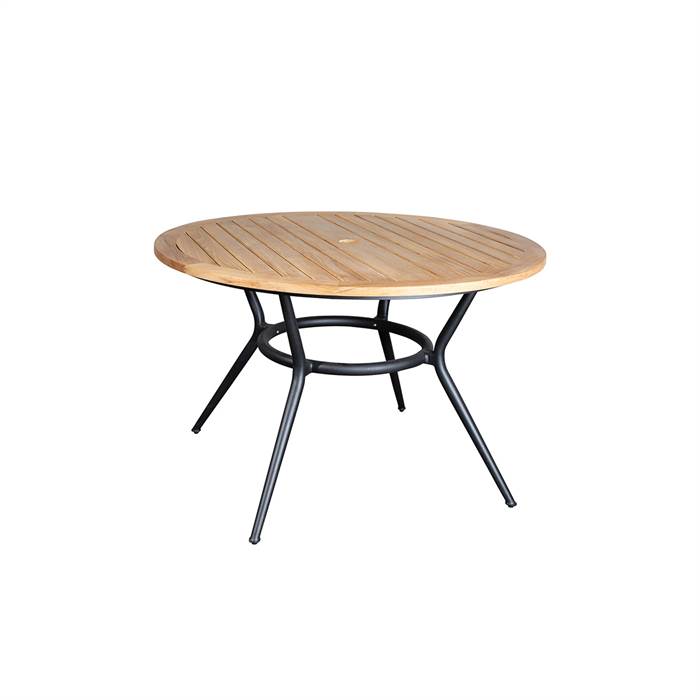Cane-line Joy Rundt Teaktræ Spisebord – Elegant til Uderum