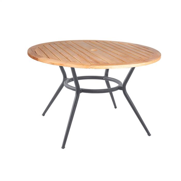 Cane-line Joy Rundt Teaktræ Spisebord – Elegant Udendørsbord