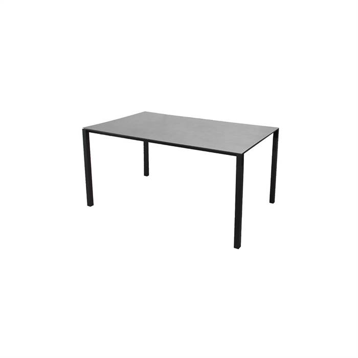 Cane-line Pure Havebord 150x90 cm – Lavagrå & Betongrå