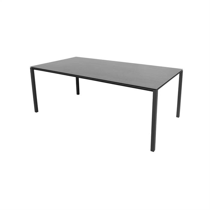 Cane-line Pure Lavagrå Terrassebord – Elegant Udelivsmøbel
