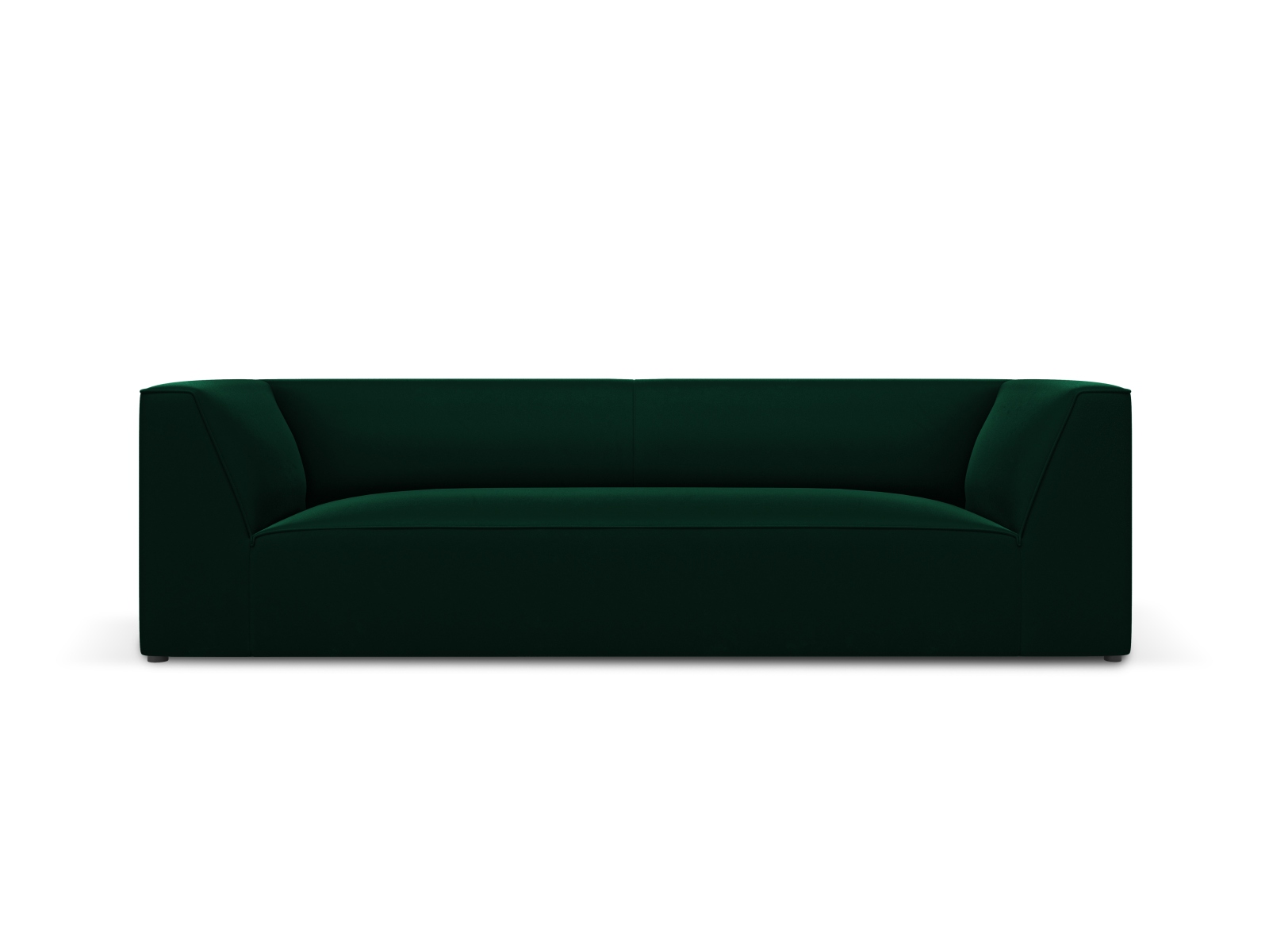 Micadoni Ruby Sofa    Sæder Grøn Fløjl   Sort Plast