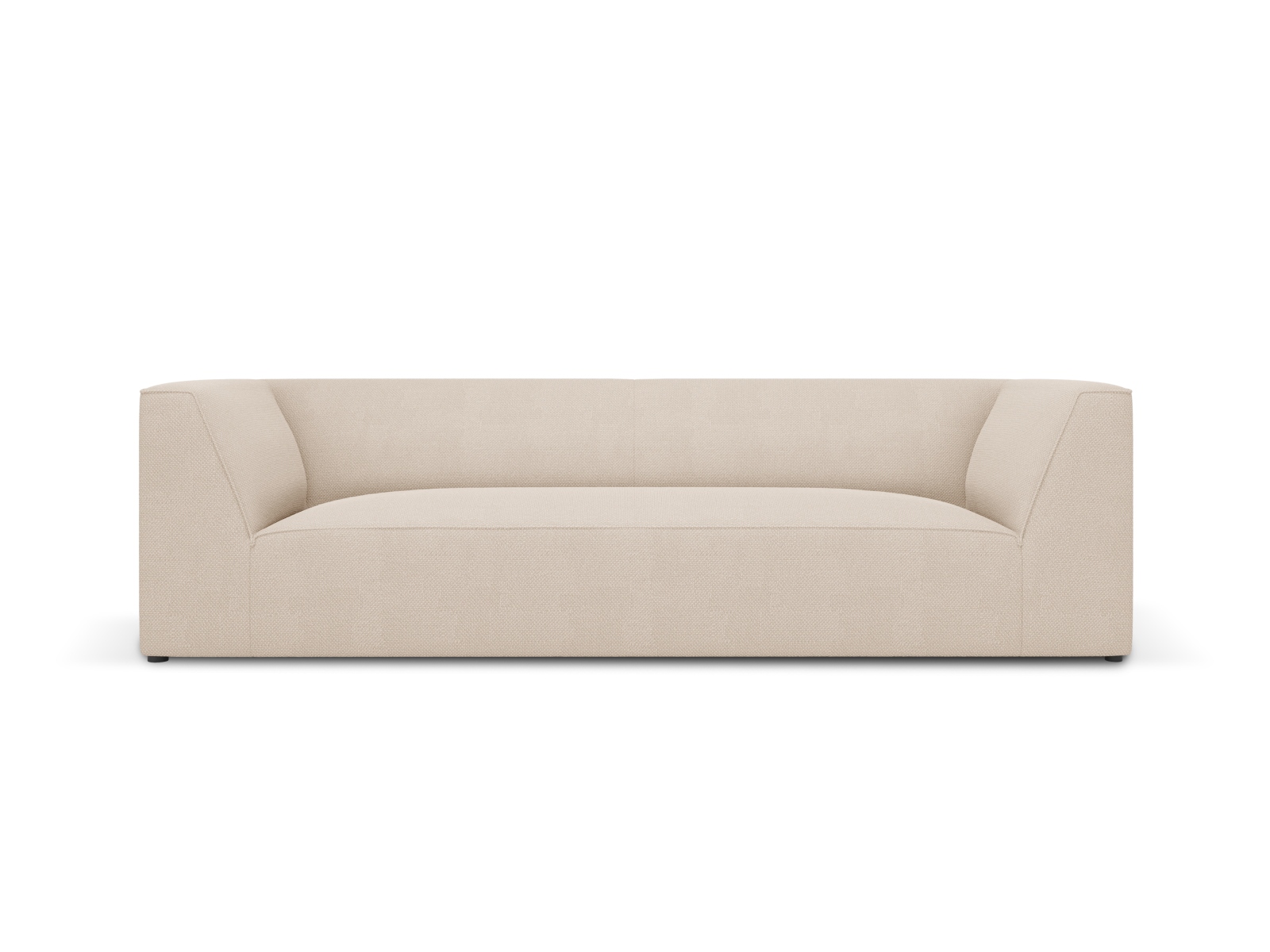 Micadoni Ruby Sofa    Sæder Beige Stof   Sort Plast