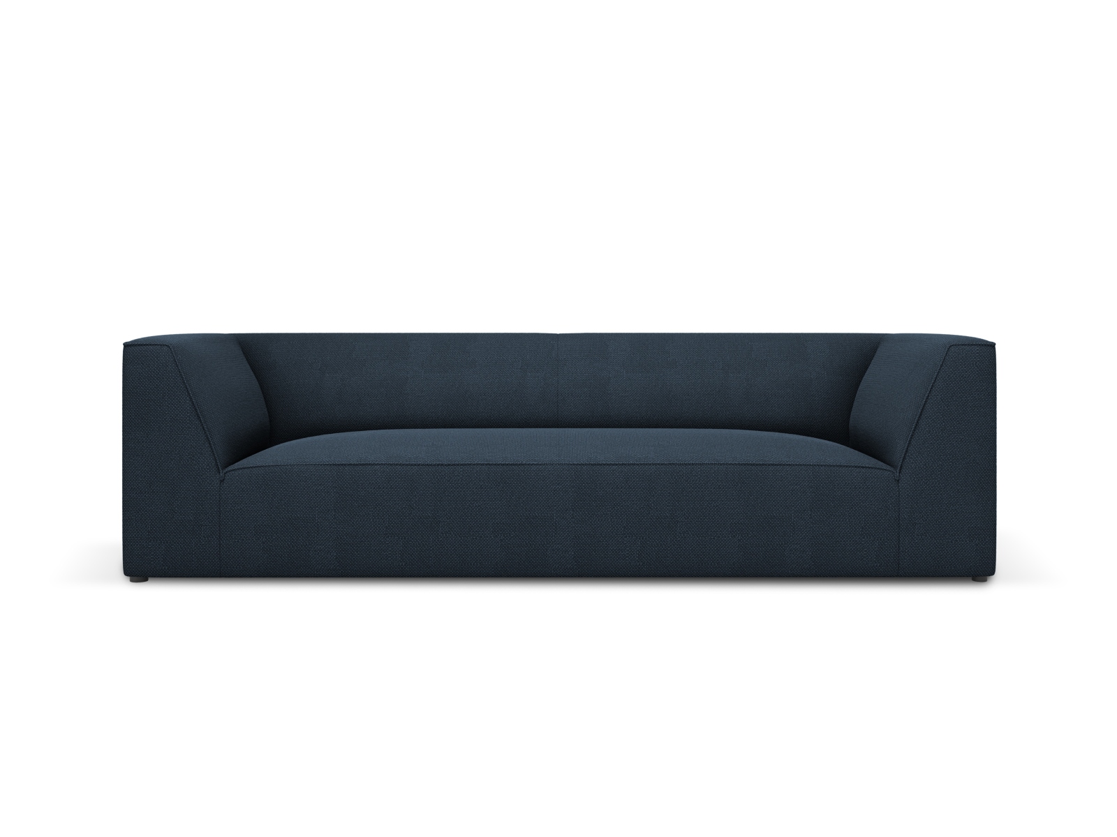 Micadoni Ruby Sofa    Sæder Blå Stof   Sort Plast