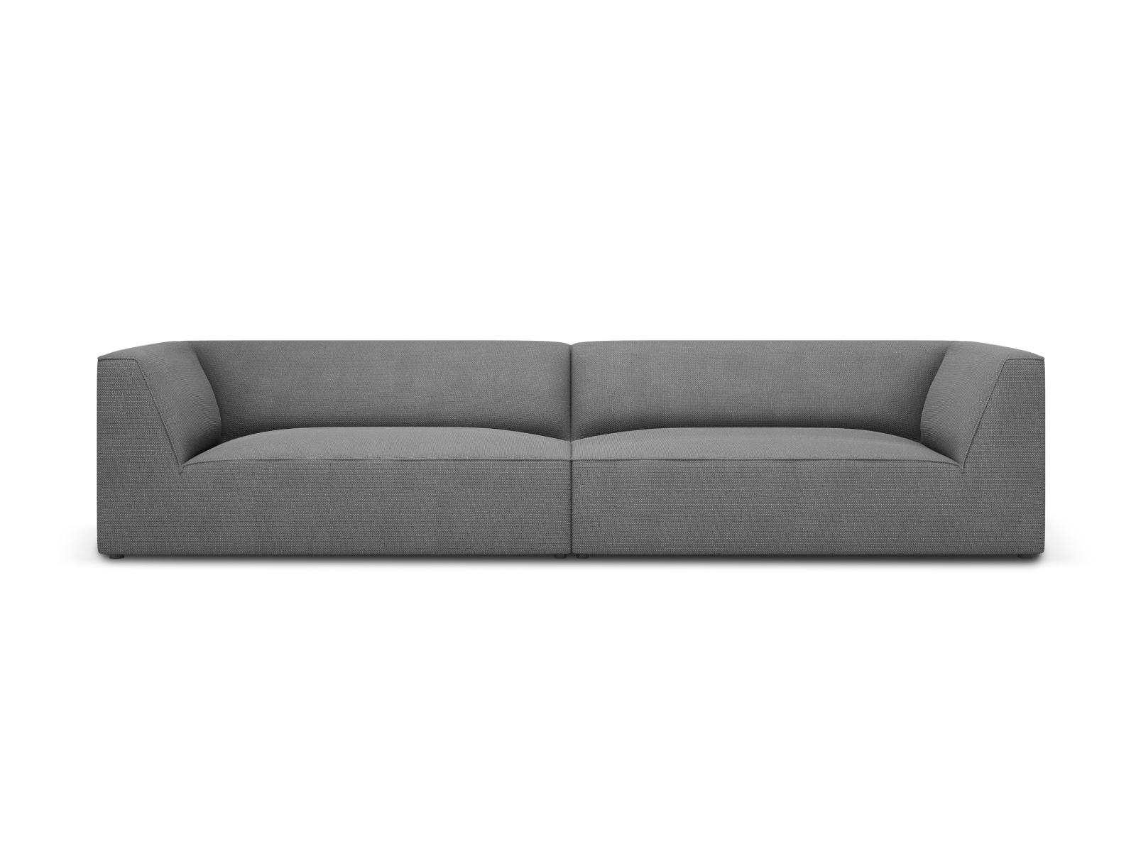 Micadoni Ruby Sofa – Grå Stof og Sort Plast på udsalg!