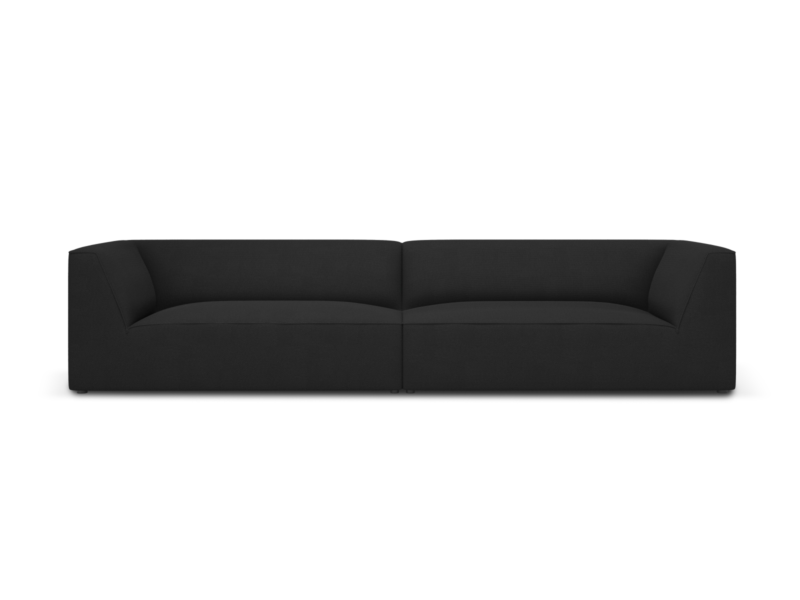 Micadoni Ruby Sofa – Elegant Sort Stof på Tilbud!
