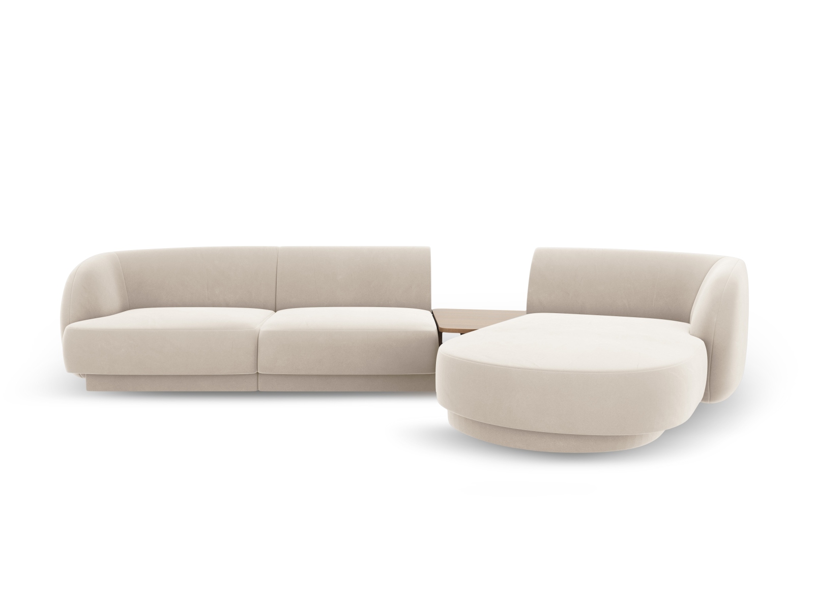 Micadoni Velvet Højre Modulsofa "Miley" - Stilfuld Komfort