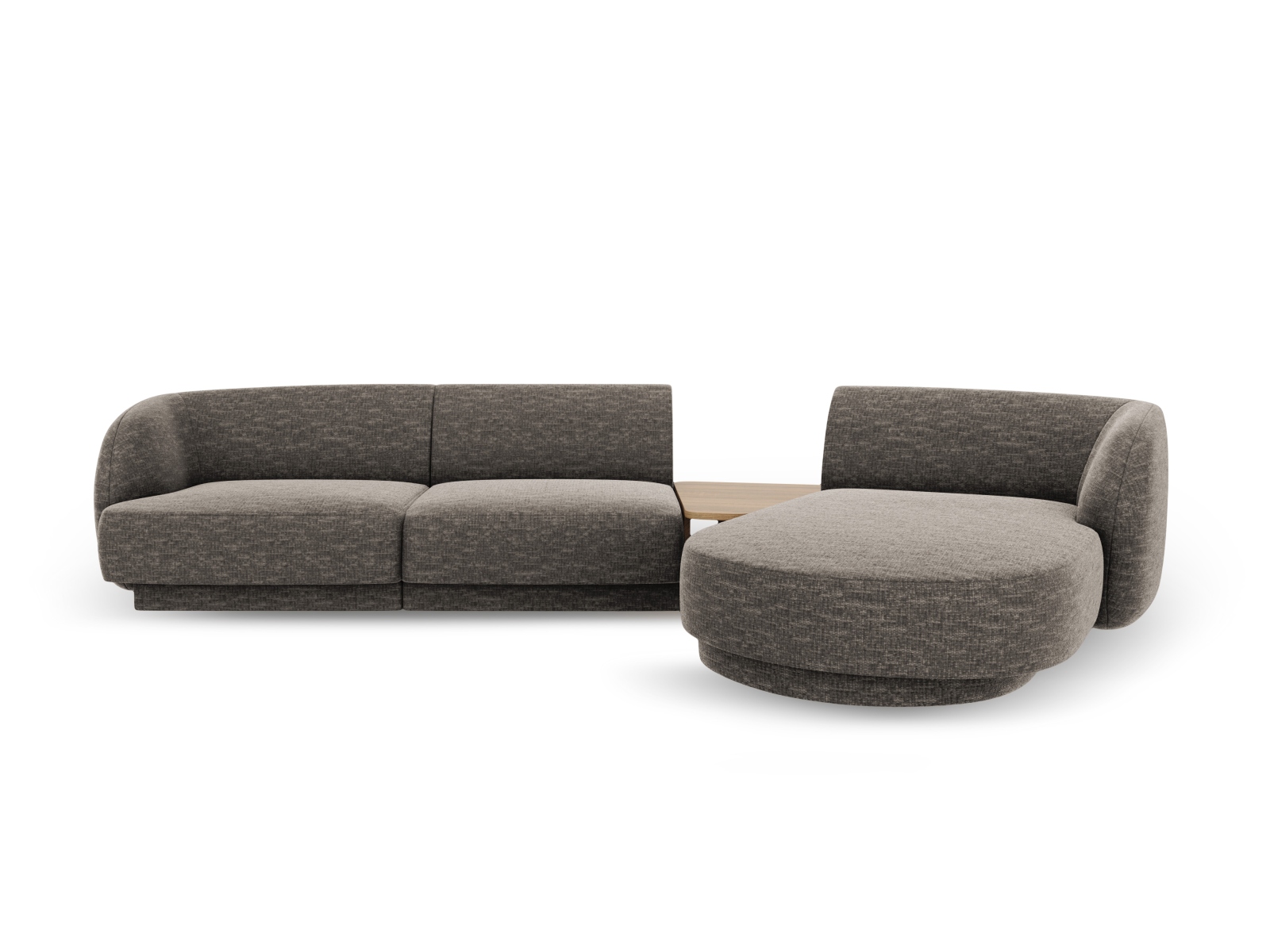 Micadoni Højre Modulsofa "Miley" - Komfortabel 3-sæders Sofa