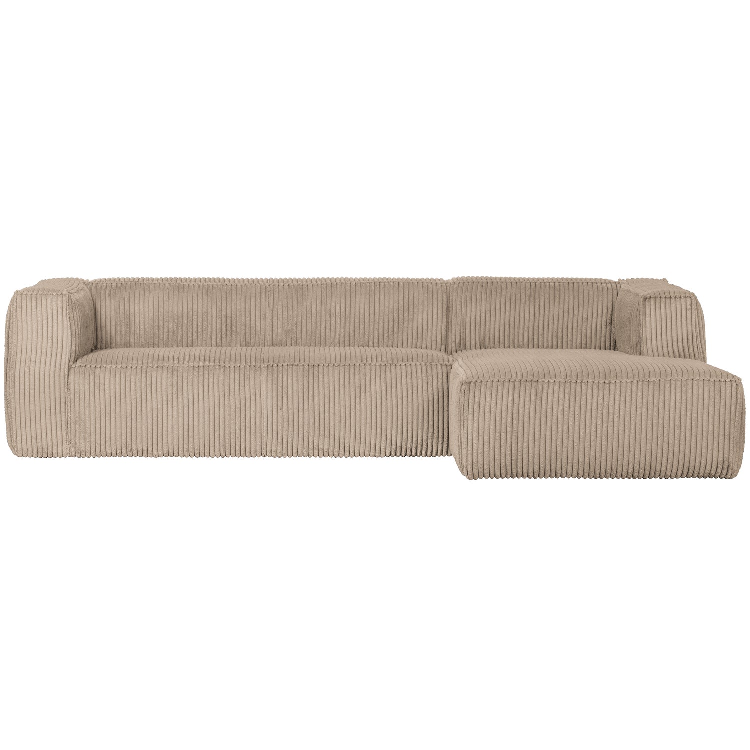 Woood Bean Hjørnesofa  Højre Travertin Fløjl Stof