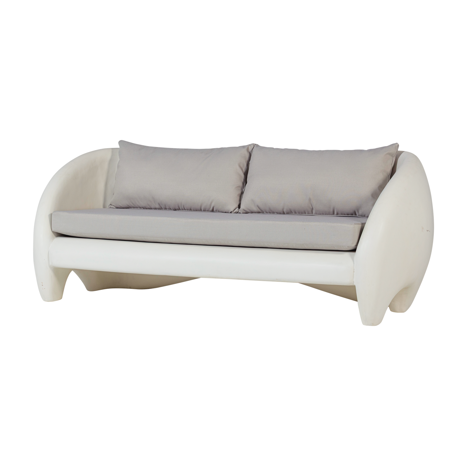 Woood Viale   Pers  Udendørs Loungesofa Olefin Stof   Natur Fiberforstærket Polymer