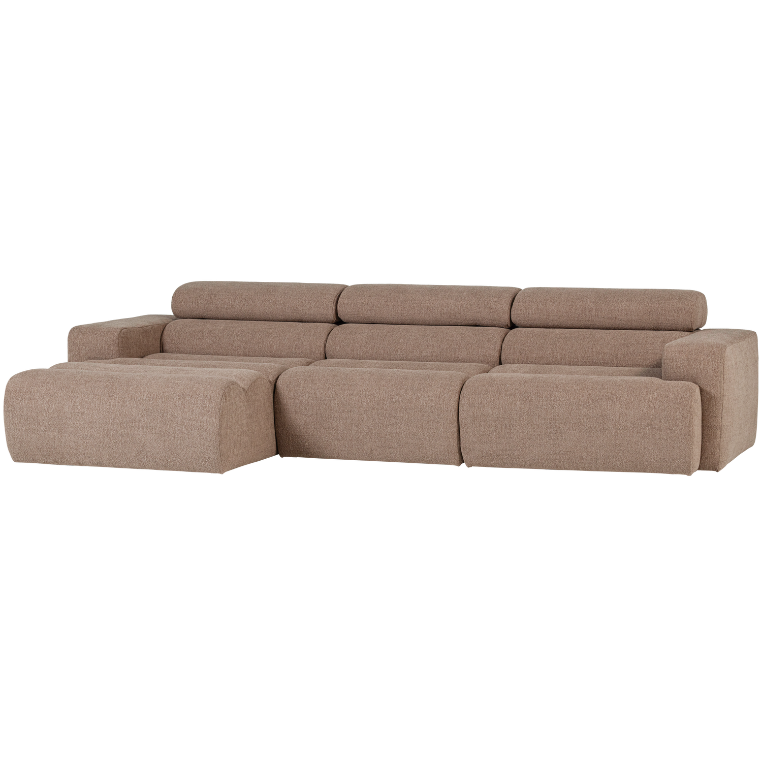 Woood Novi Chaiselong Sofa Venstre Boucle Taupe