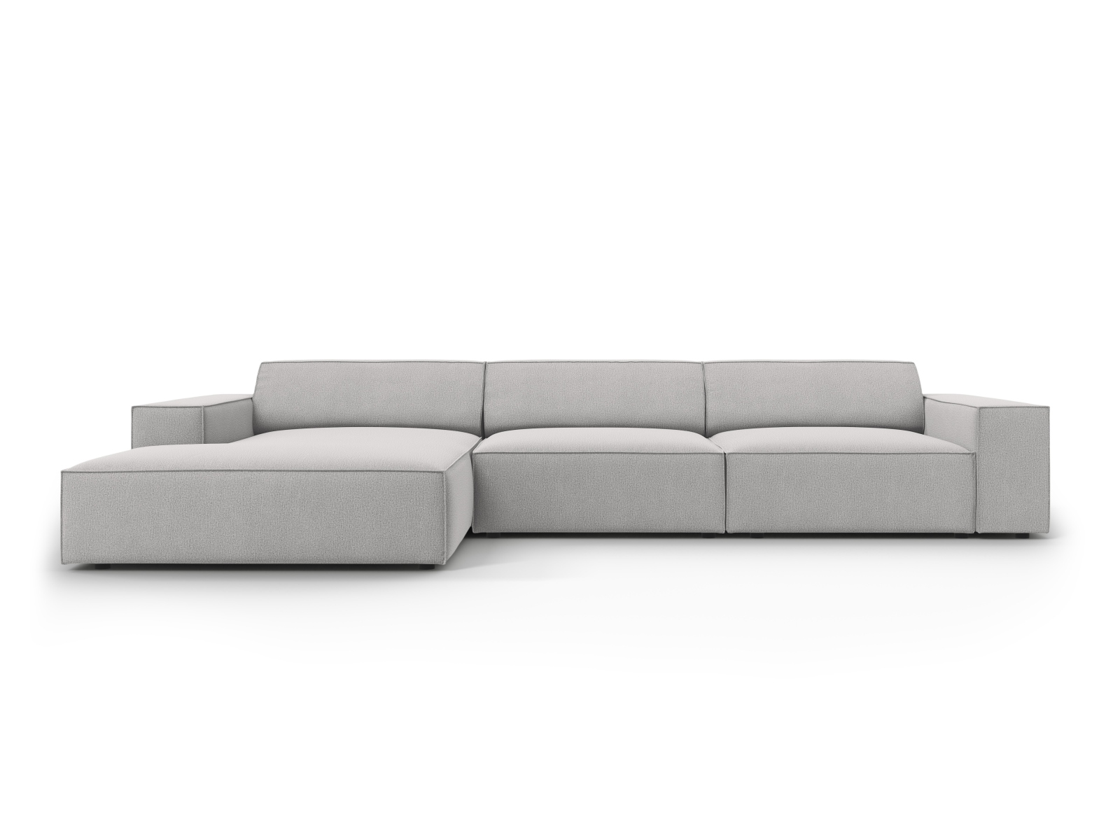 Micadoni Jodie Venstrevendt Hjørnesofa – Grå & Sort Design