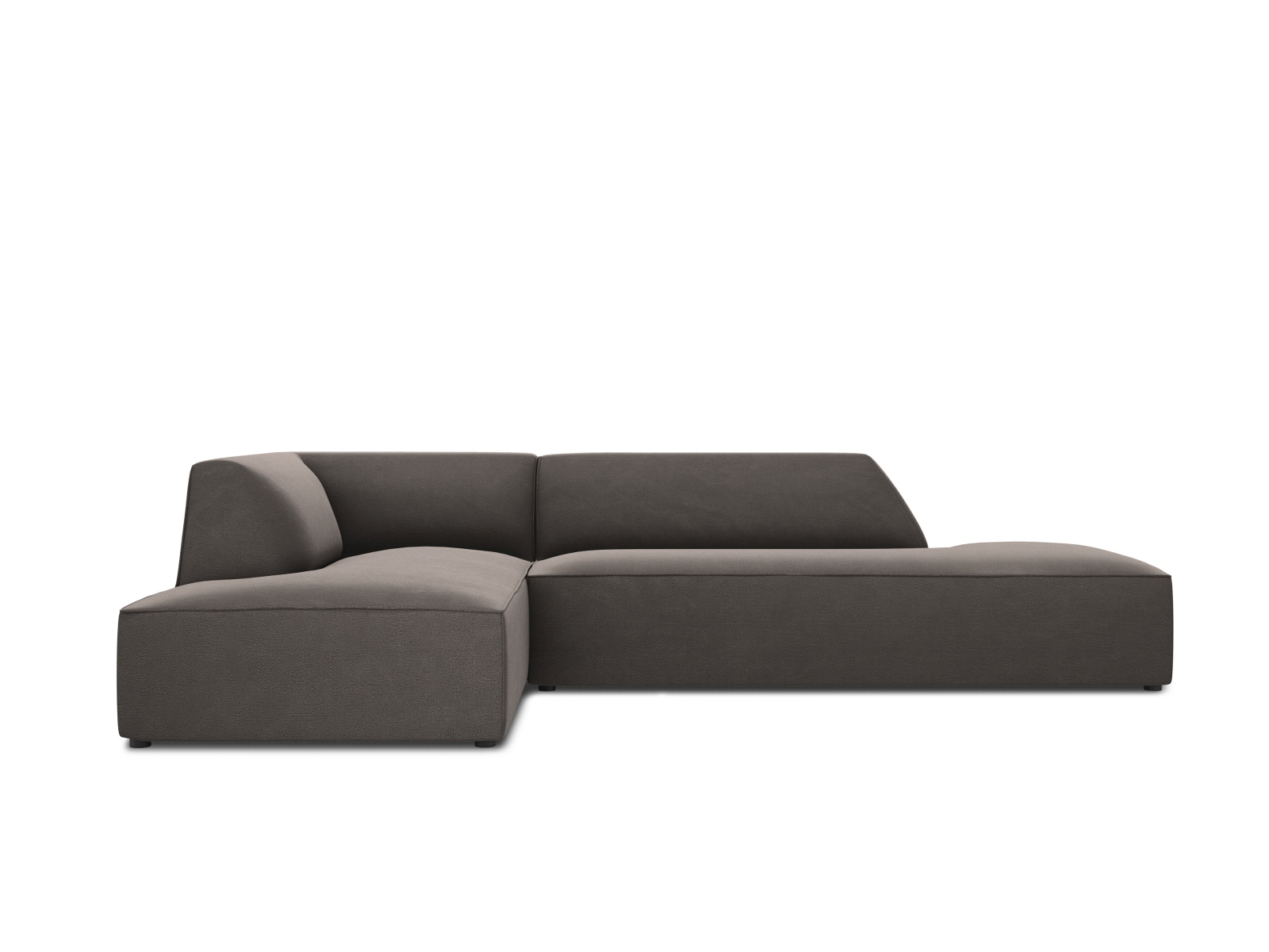 Micadoni Ruby Hjørnesofa Venstre – Elegant Antracitgrå Fløjl