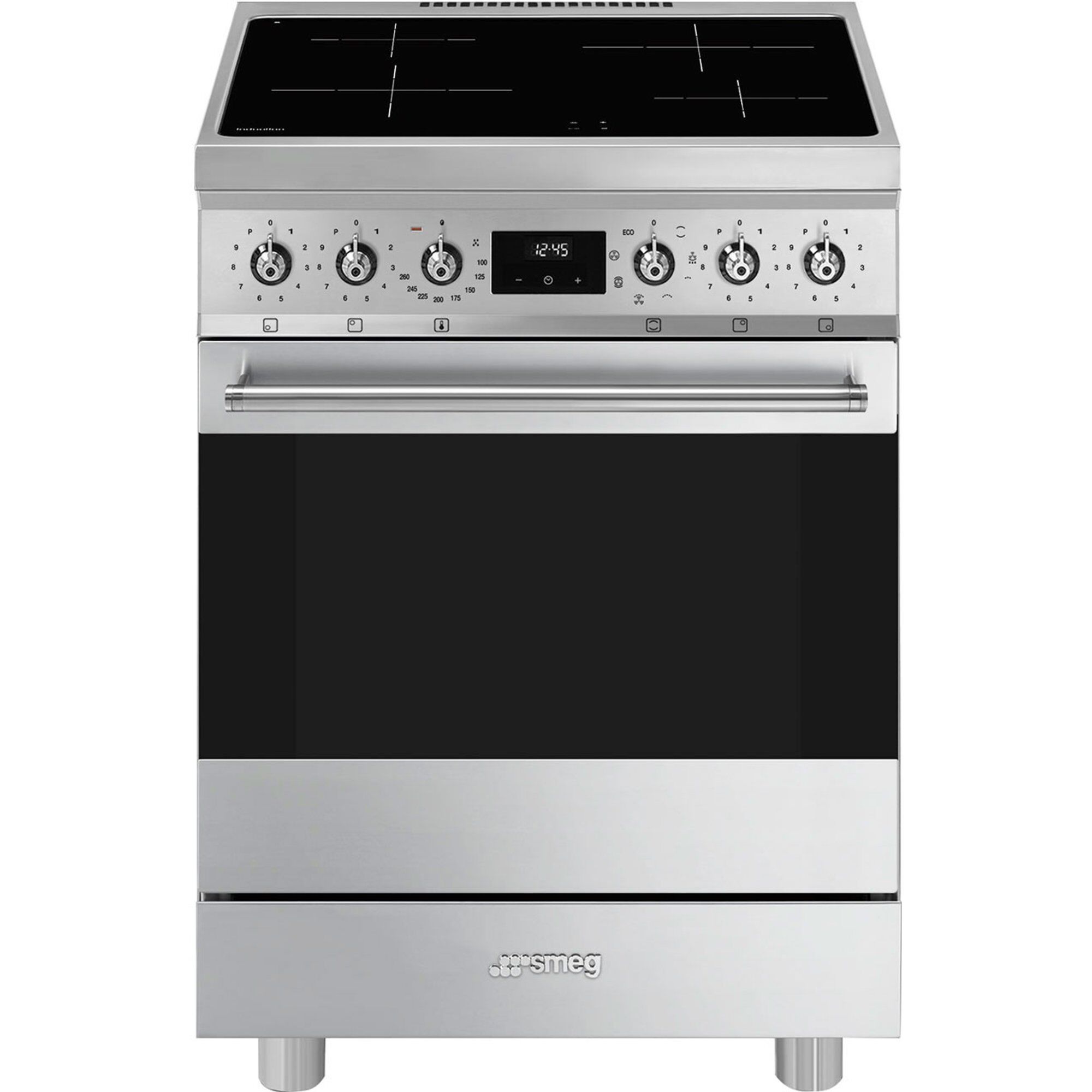 Smeg C6IMXM2 Induktionskomfur – Elegant Italiensk Design