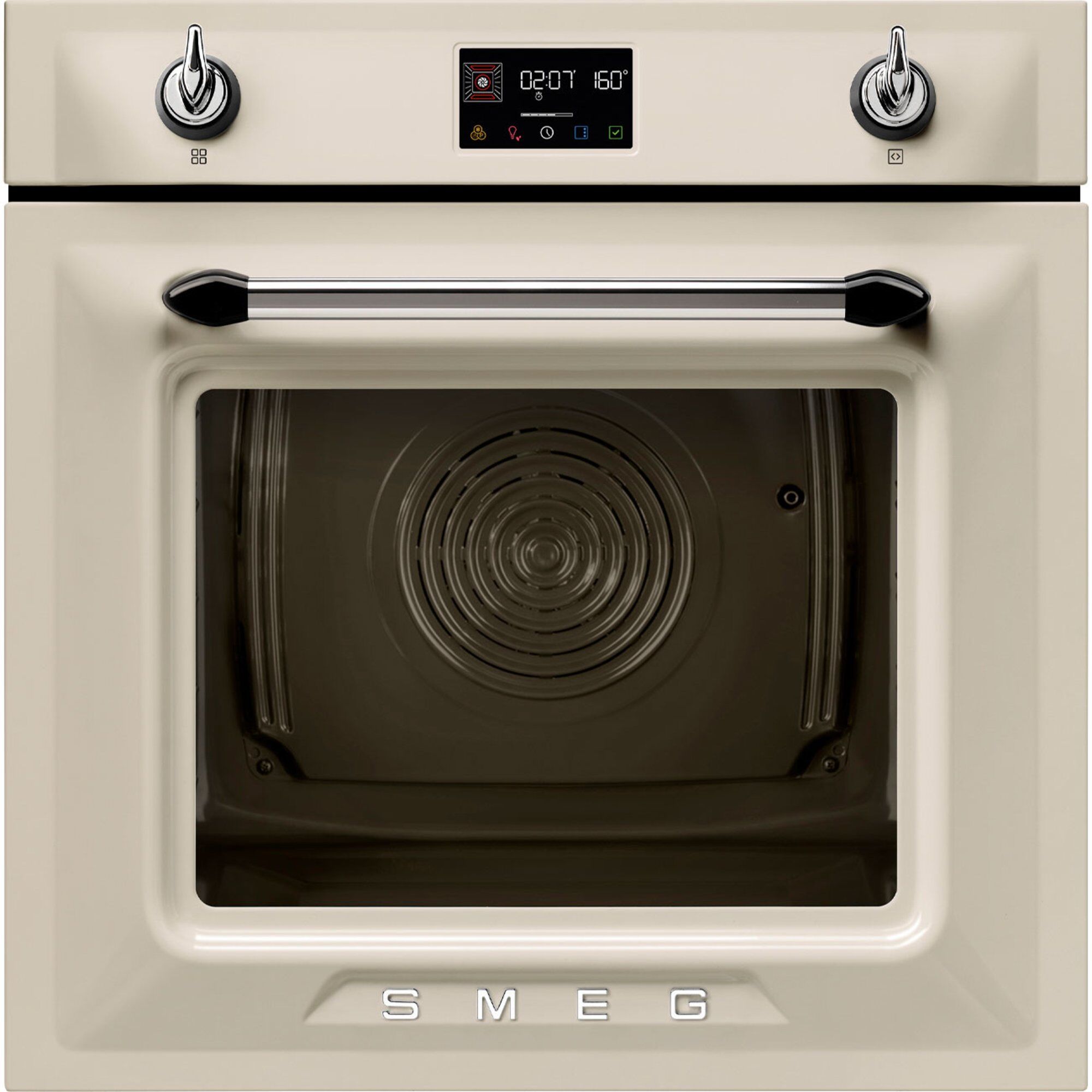 Smeg SOP6902S2P Indbygningsdampovn 68L – Creme Tilbud!