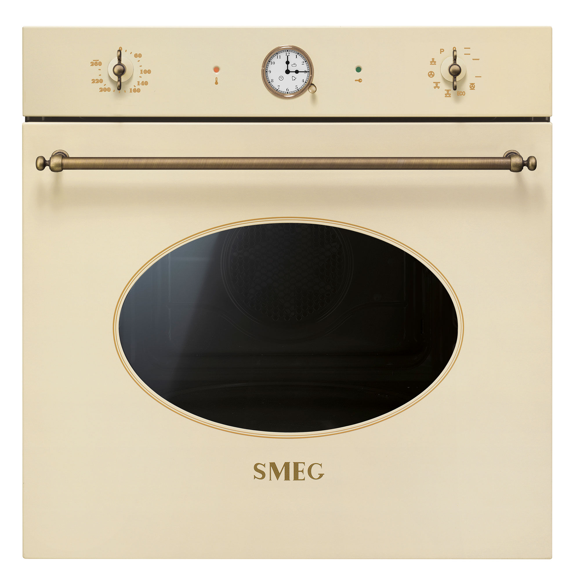 Smeg Indbygningsovn med Pyrolyse - Creme Elegance Tilbud