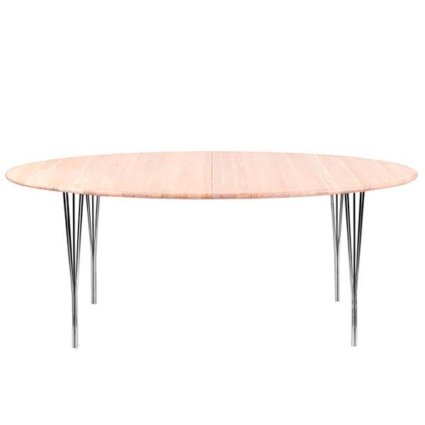 Haslev Symphony 76 Ovalt Spisebord i Massiv Træ – Elegance!