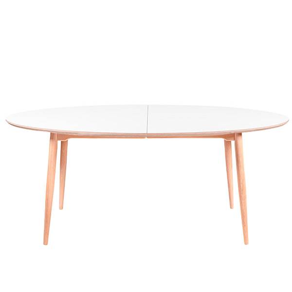 Elegant Ovalt Laminat Spisebord - Haslev Symphony 76