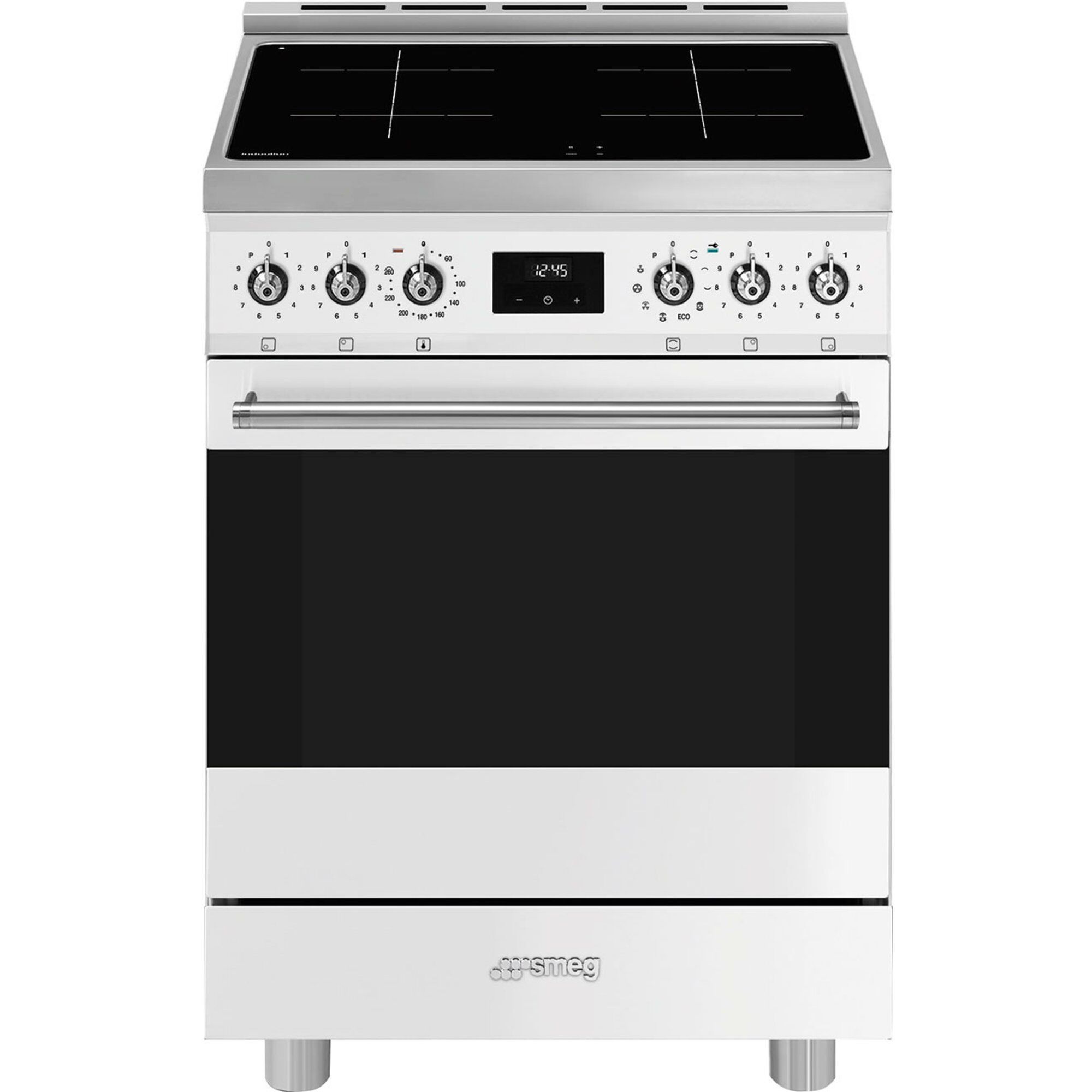 Smeg C6ipwhm2 Induktionskomfur - Italiensk Elegance til Køkkenet
