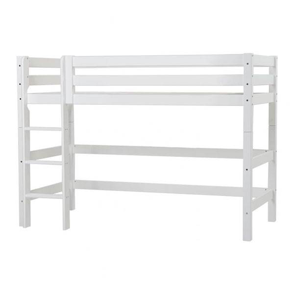 Hoppekids Eco Luxury Mellemhøj Seng Med Stige 90x200 Cmâ    Flex  Bund   Eco Luxury Madras  : Erling Christensen Møbler