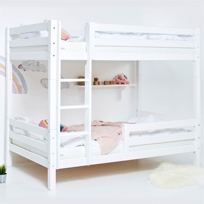 Hoppekids Eco Luxury Høj Køjeseng Med Stige   Sengehest 120   200    : Erling Christensen Møbler