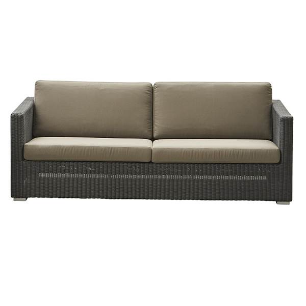Cane-line Chester Sofa  Grafit Grå  Hynde   Taupe