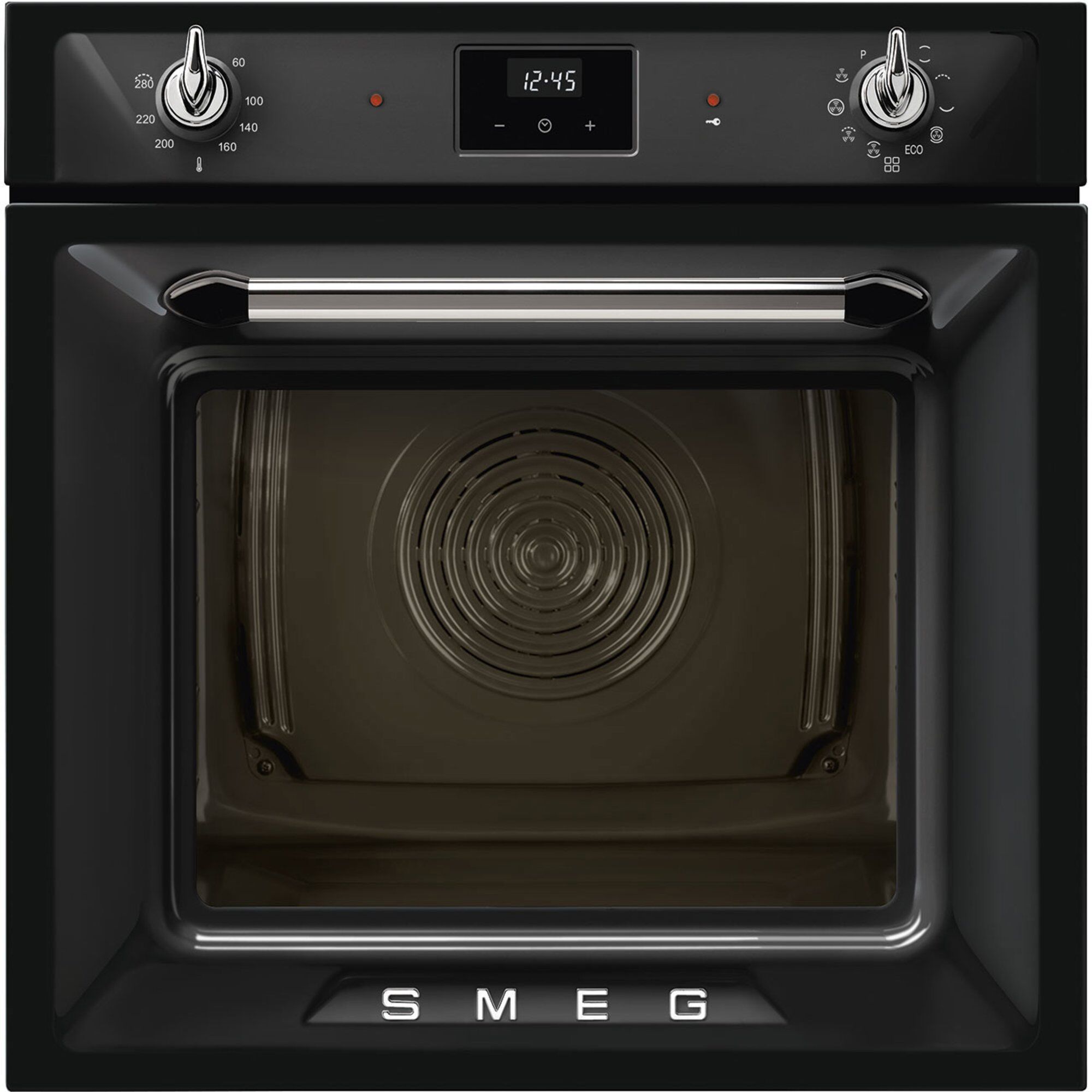 Smeg SOP6900TN Indbygningsovn 68L – Sort Elegance Udsalg