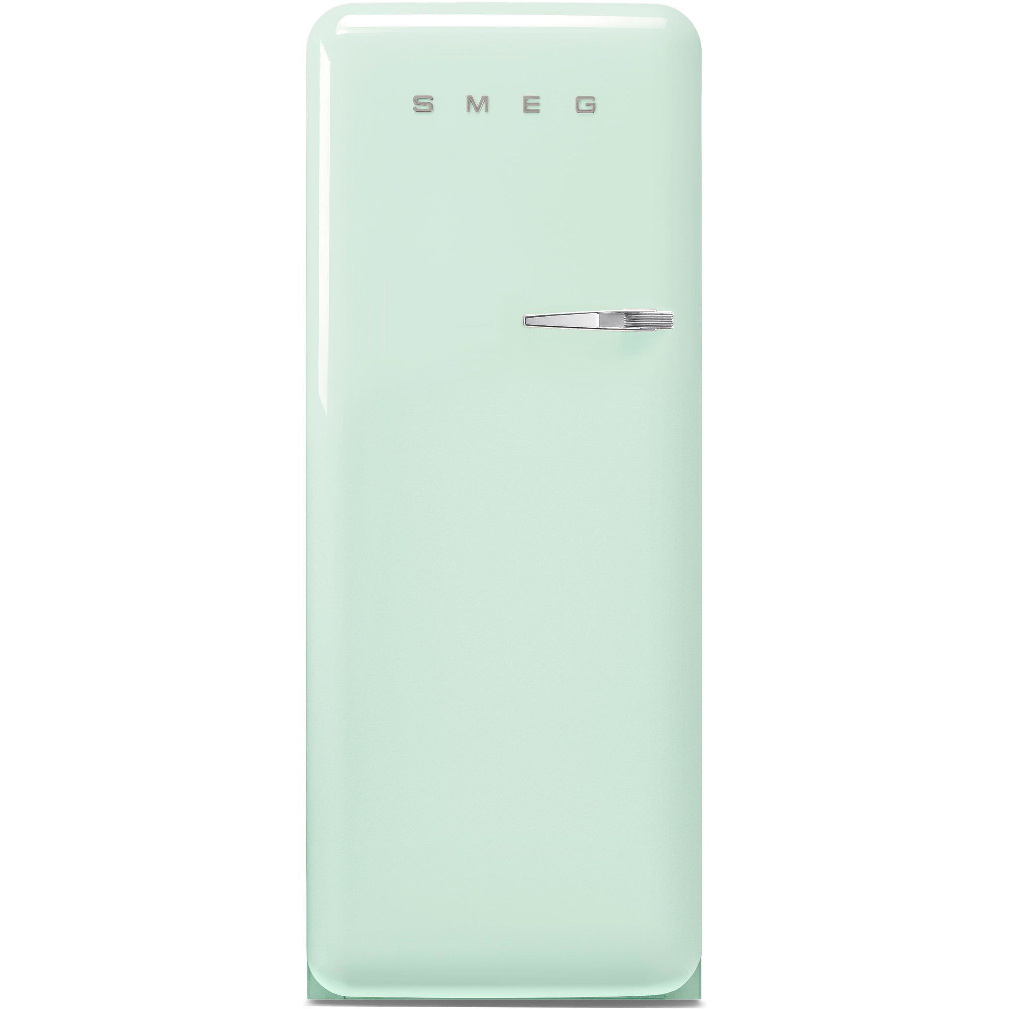 Smeg Fab28 Køleskab i Pastelgrøn – Retro Charme til Køkkenet