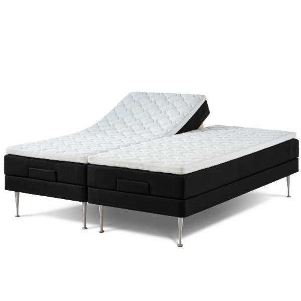 Lama First Elevationsseng 160x200 cm – Sort tilbud!
