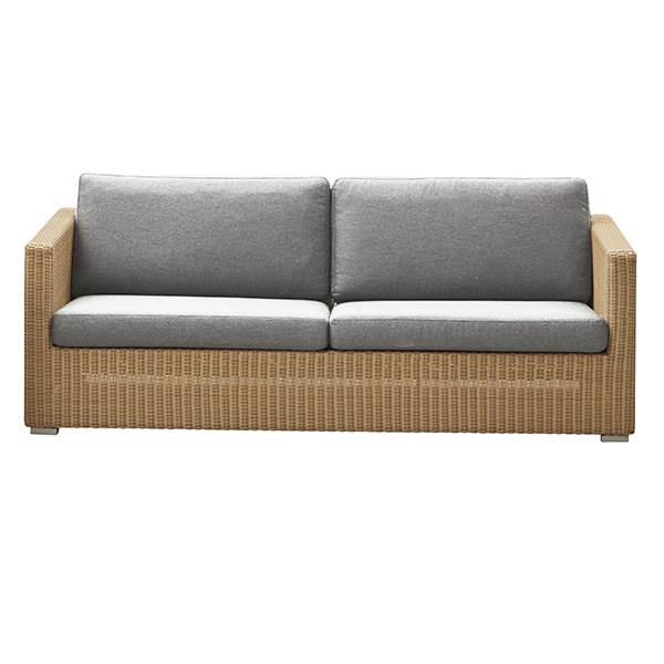 Cane-line Chester Sofa  Natural  Hynde   Lysegrå