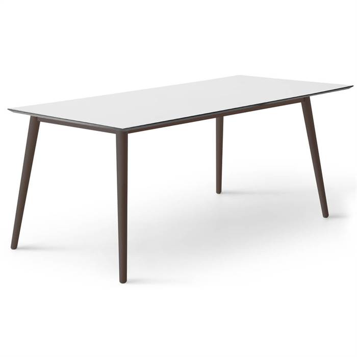 Meza By Hammel Spisebord – Hvid Laminat & Sort Ask, Tilbud!
