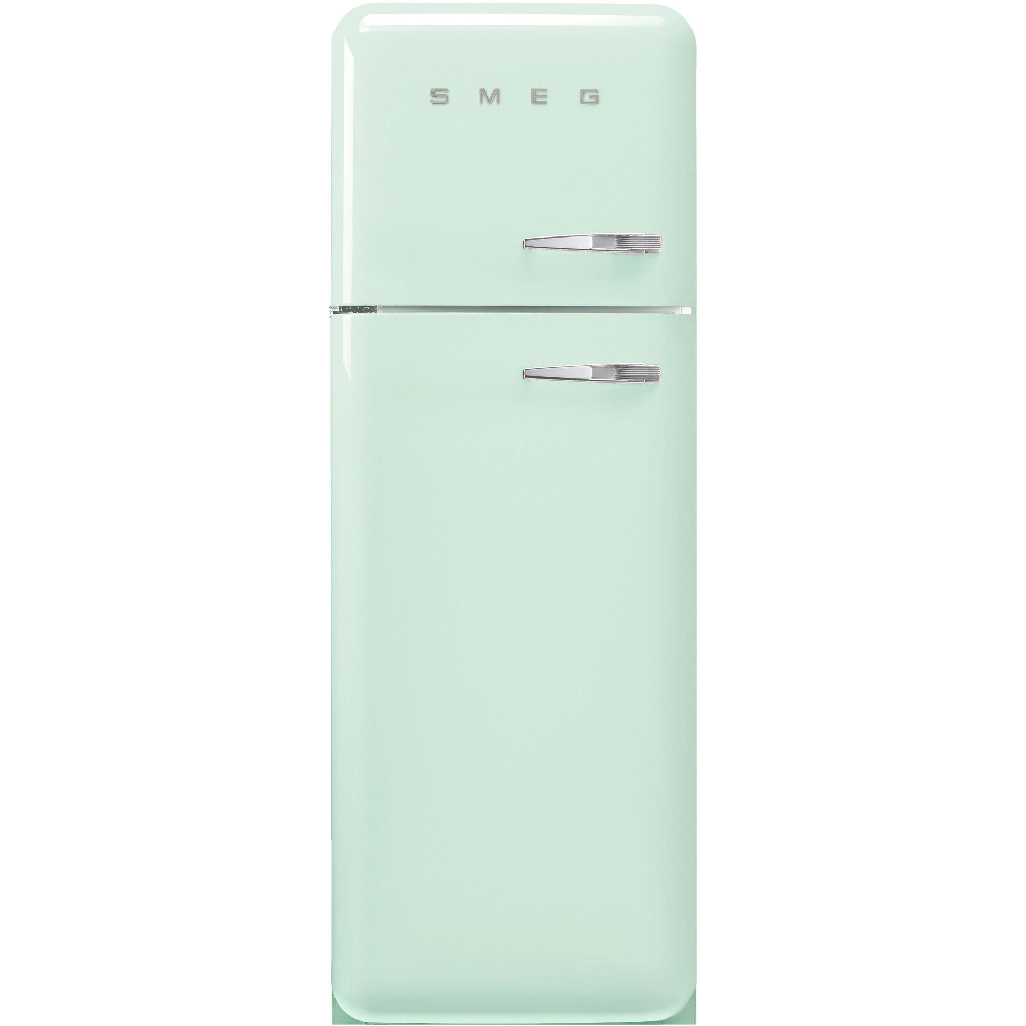 Smeg Fab30lpg5 Køle- og Fryseskab i Pastelgrøn – Stilrent Design!