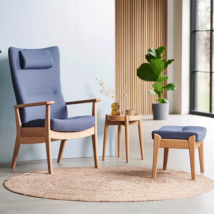 Farstrup Comfort Plus 5910 Lænestol med Skammel - Udsalg!
