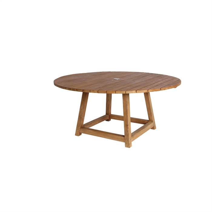 Sika Design George Teak Rundt Havebord – Ø160 cm, Tilbud!