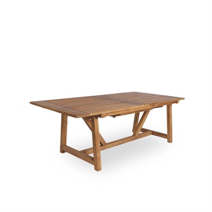 Sika Design George Teak Udtræk Havebord – Perfekt til Udebrug
