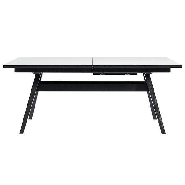 Skovby SM11 Spisebord - Elegant Sort med Hvid Laminat