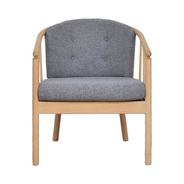 Stouby Bella Lænestol i Lysegrå – Elegant Komforttilbud!